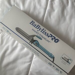 BaBylissPRO Nano Titanium Blue Curling Wand